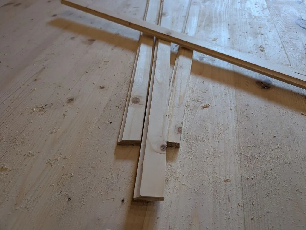 We settled for a simple coved profile and 12 mm boards.