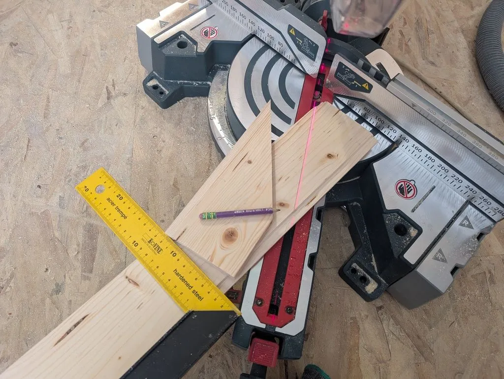 The miter saw proved invaluable for making the angled cuts needed to match the slope of the roof. (I didn't own a miter saw before, and bought one specifically for this job.)
